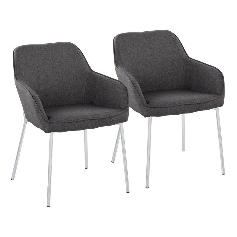 Daniella - Contemporary Moder Dining Chair (Set of 2) by HouseOfZazla