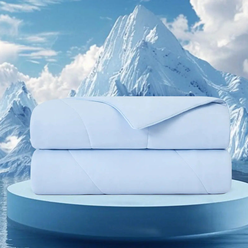 1-Piece 60x90" Cooling DA Comforter, Ice by HouseOfZazla