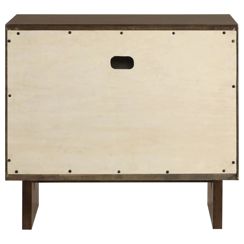 Glenwood 2-drawer Nightstand Bedside Table Warm Brown by Unique Piece Furniture