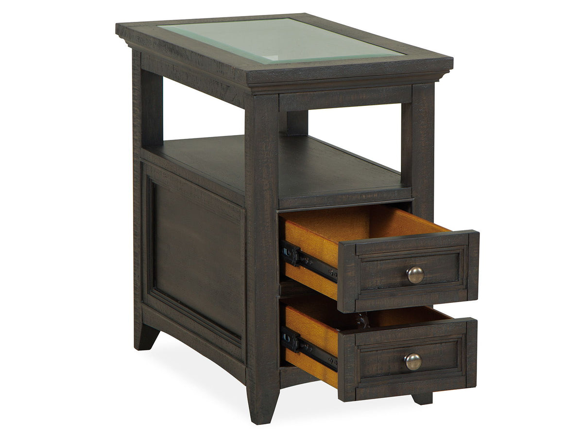 Westley Falls - Chairside End Table - Graphite, photo 2 of 7