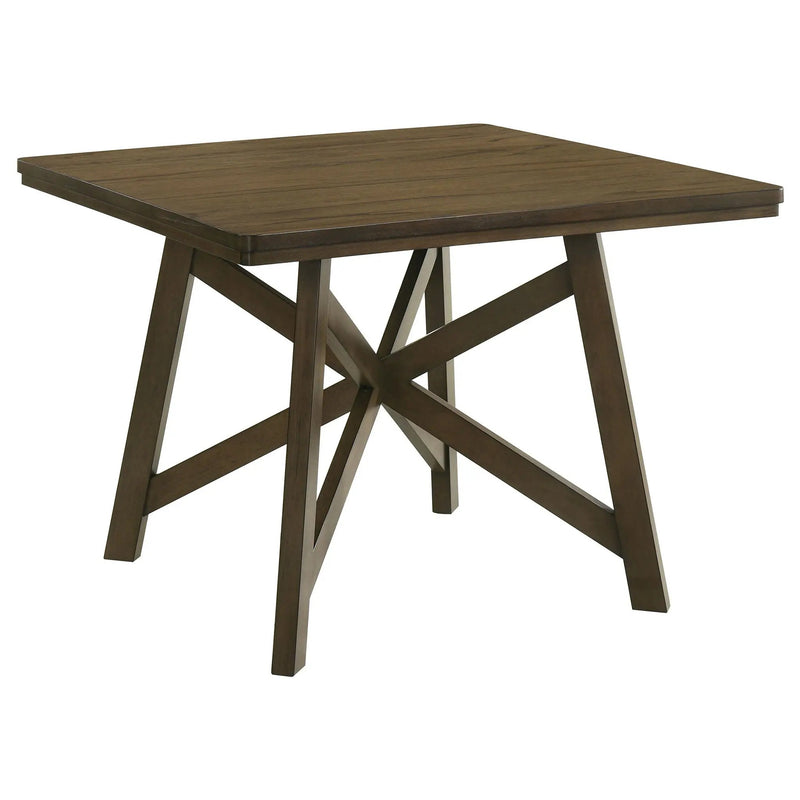Canfield 5-piece 47-inch Counter Height Dining Set Brown by Unique Piece Furniture