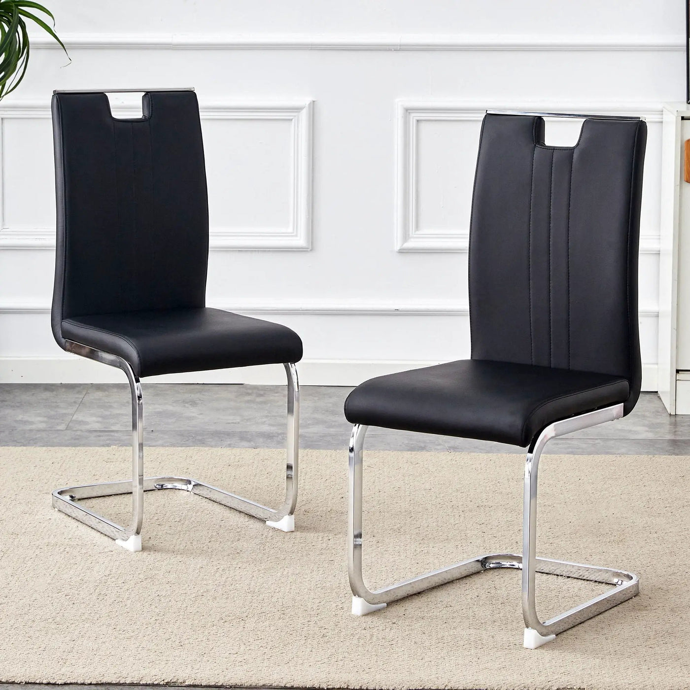 Bow Shaped Chairs, Ergonomic Design, Non Slip Base by HouseOfZazla