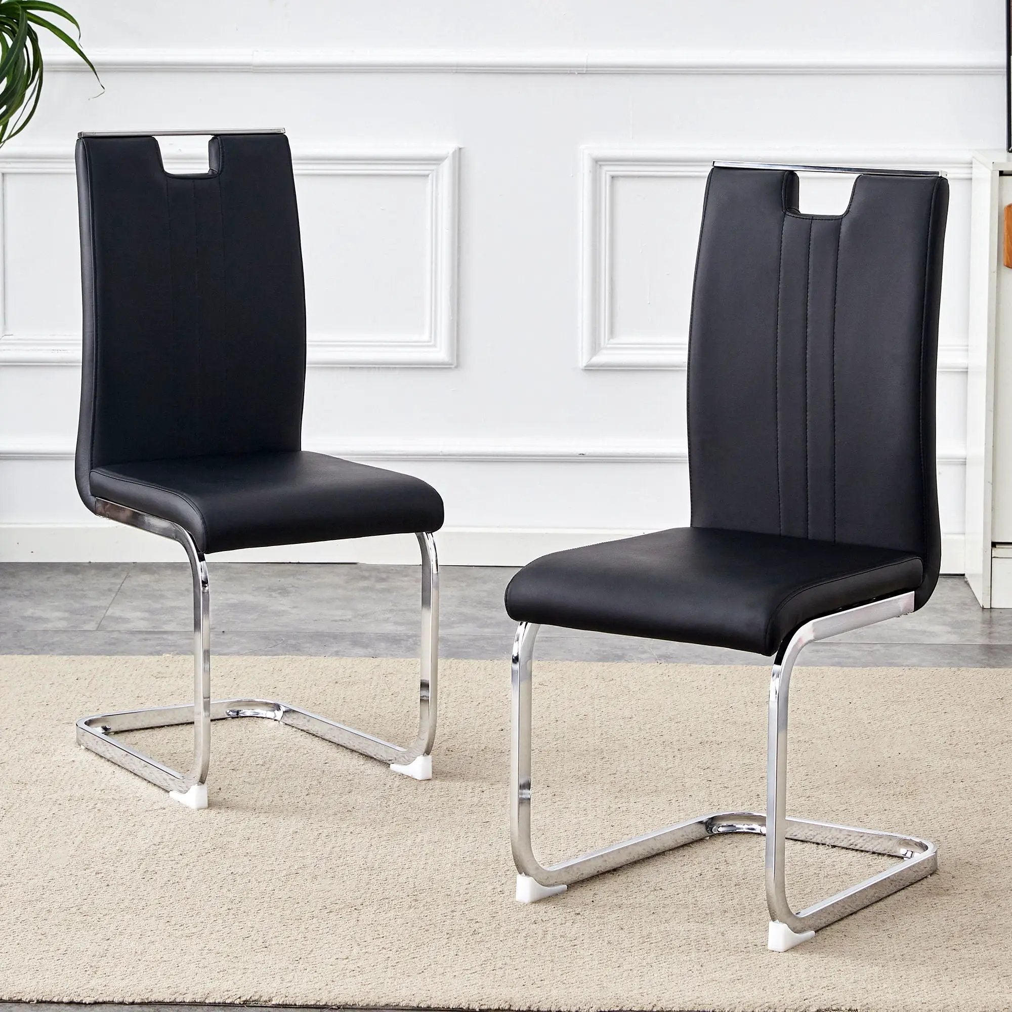 Bow Shaped Chairs, Ergonomic Design, Non Slip Base by HouseOfZazla