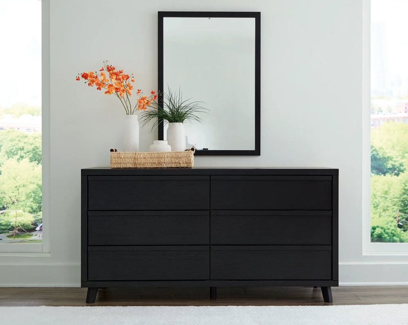 Danziar - Dresser And Mirror - Black by Unique Piece Furniture