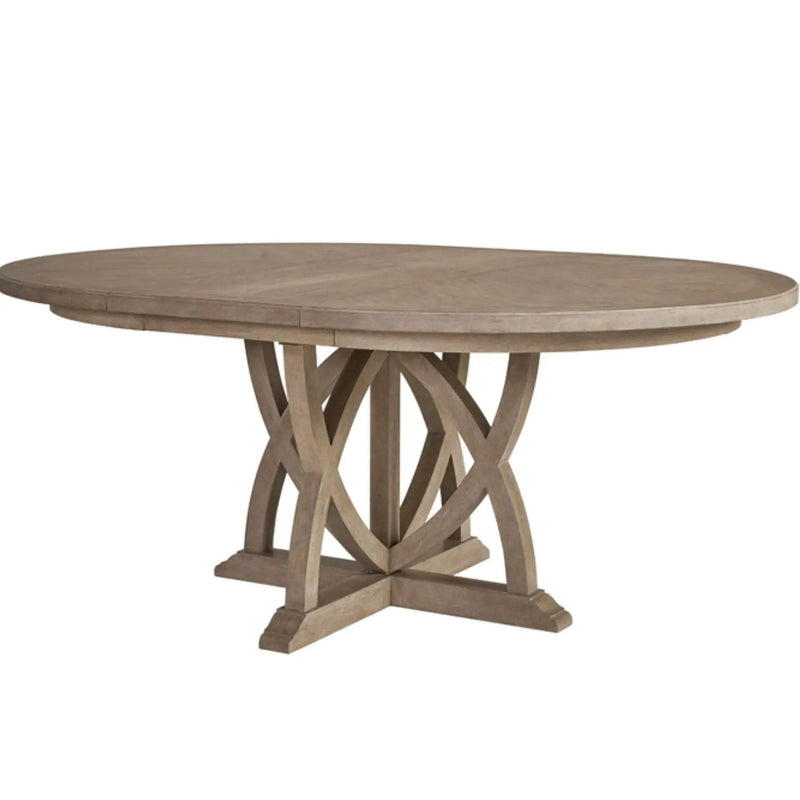 Round Dining Extendable Dining Table - Sand by Unique Piece Furniture