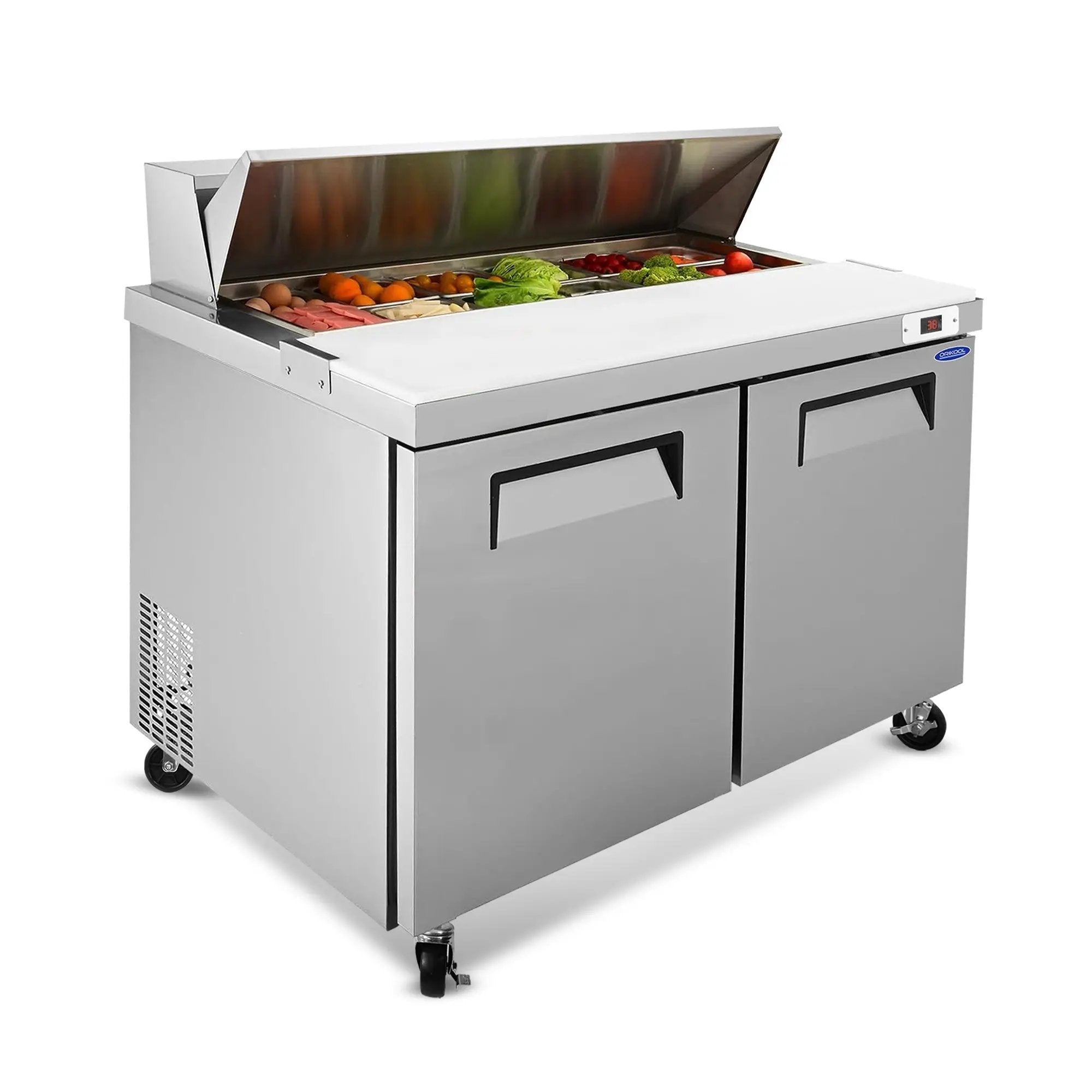 Orikool 48 Inch Sandwich & Salad Prep Table by HouseOfZazla