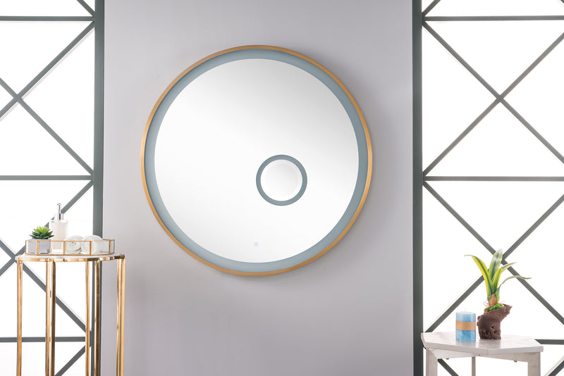 James Martin Radiance 36" Mirror, Brushed Gold by James Martin