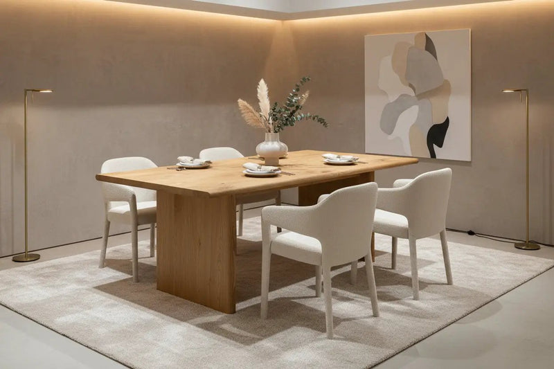 Minimal Solid Dining Table by Gizz