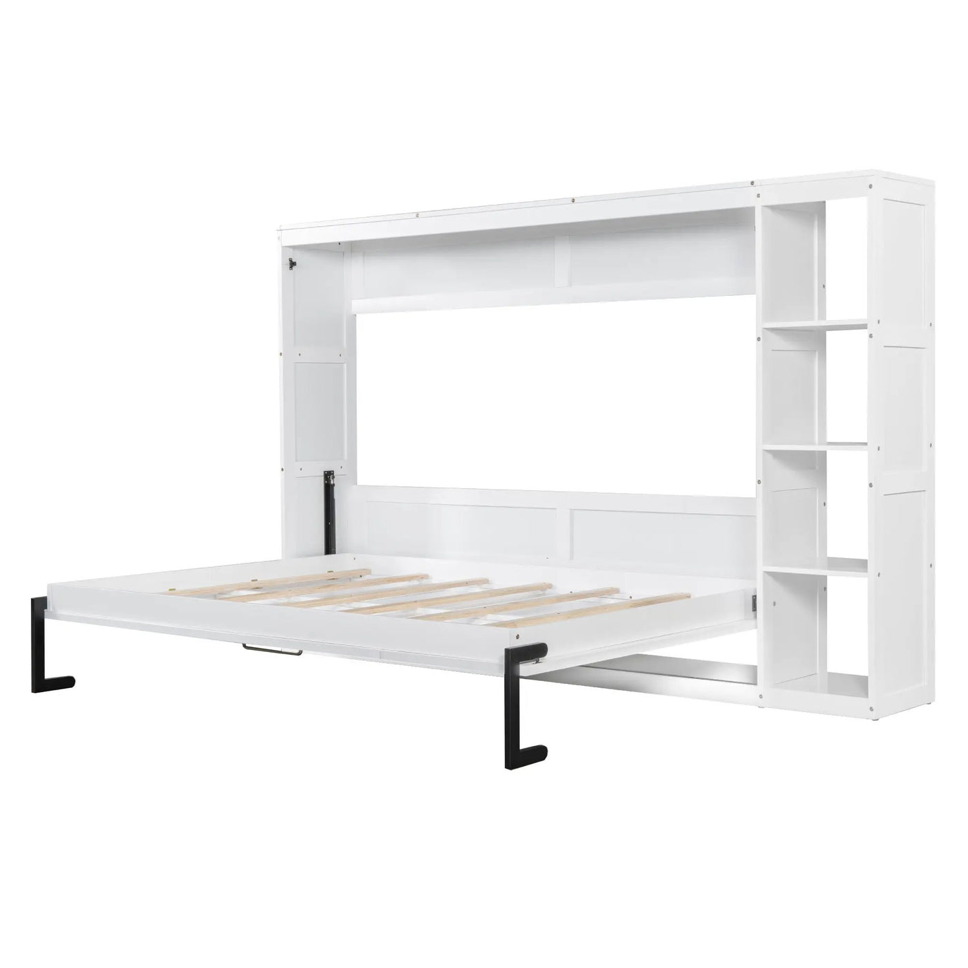 Murphy Bed With Bookshelf And Storage by HouseOfZazla