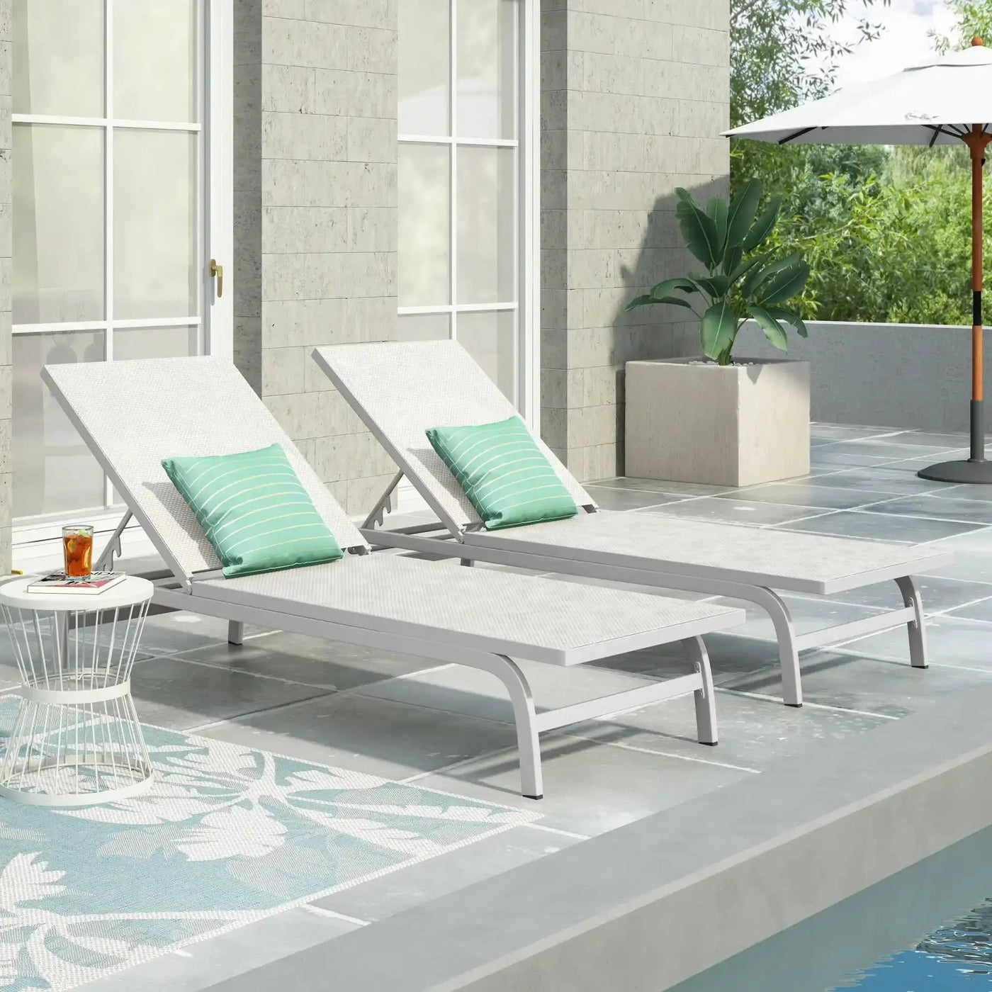 Finn Contemporary Chaise Lounge for Outdoor Relaxation by HouseOfZazla