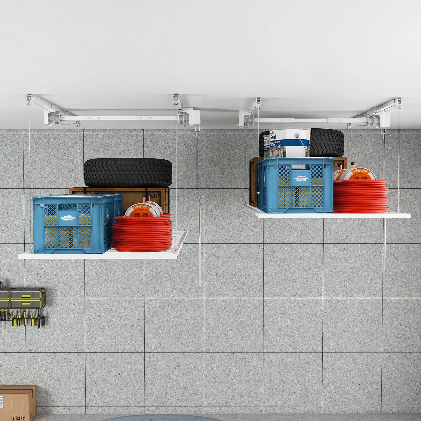 Overhead Garage Storage Rack by HouseOfZazla
