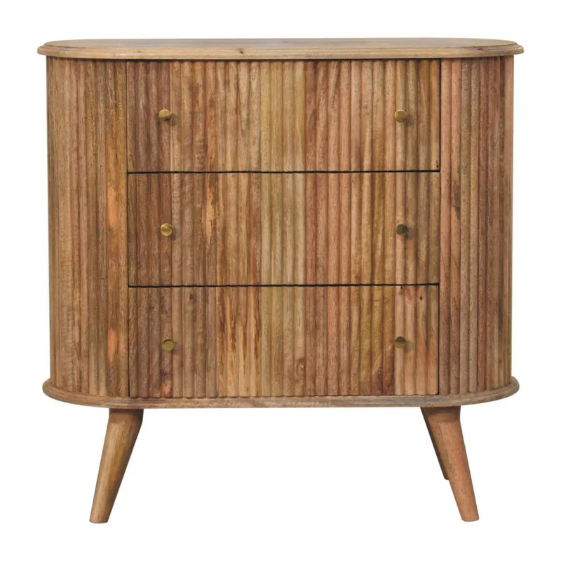 Soba Nordic Chest - 3 Drawers, Nordic Legs by HouseOfZazla