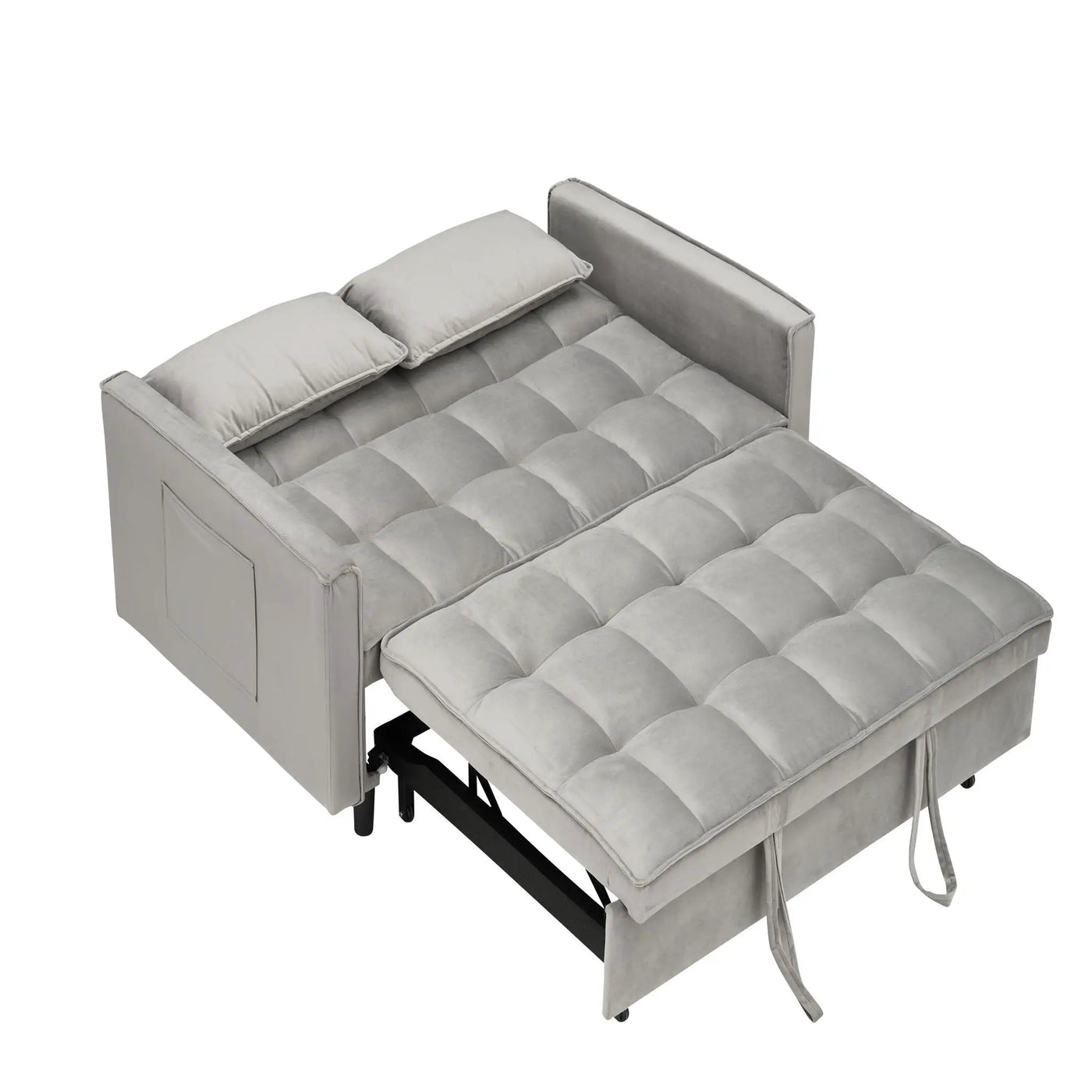 Sofa Bed With Pockets, 3 In 1 Convertible For Living Room by HouseOfZazla