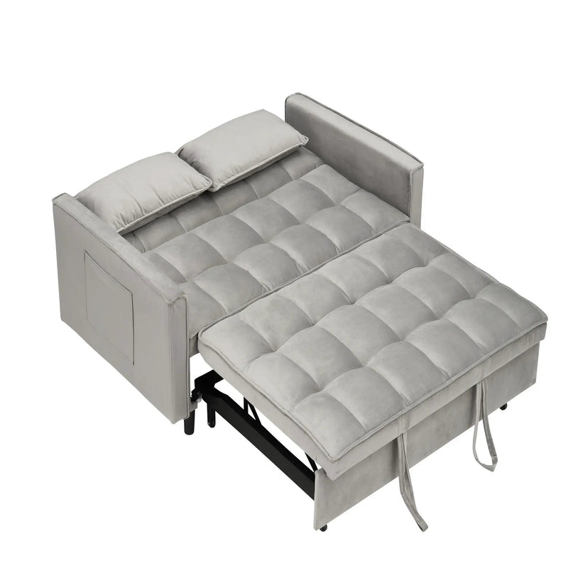 Sofa Bed With Pockets, 3 In 1 Convertible For Living Room by HouseOfZazla