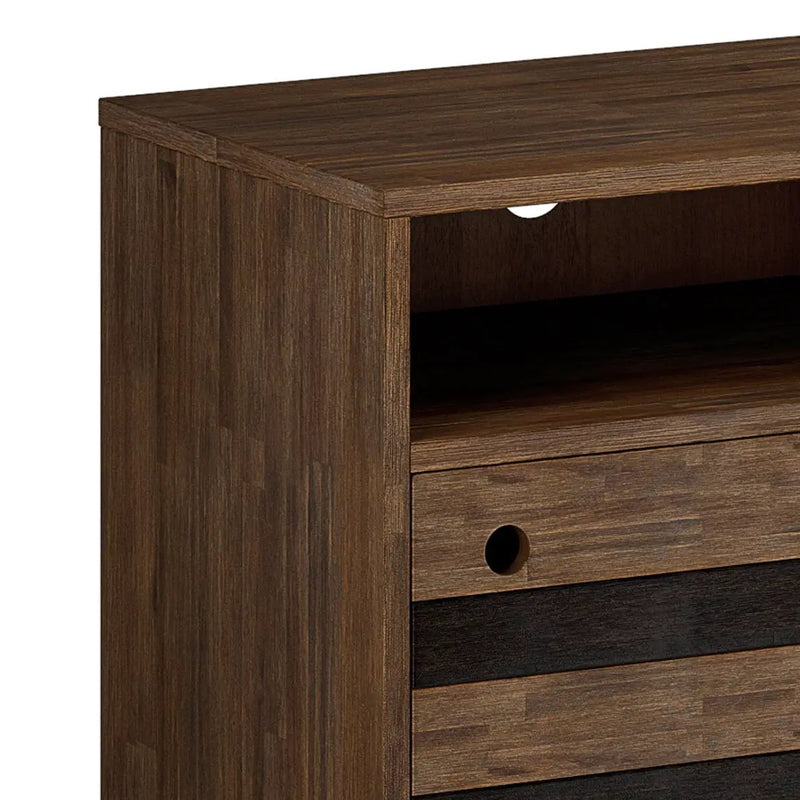 Clarkson - TV Stand - Rustic Natural Aged Brown by HouseOfZazla