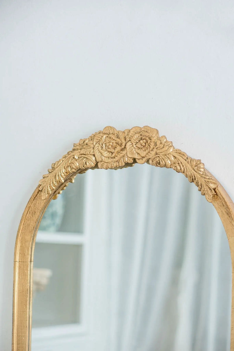 Wood Floor Mirror, Full Body Mirror Dressing Make Up Mirror For Bathroom by Unique Piece Furniture