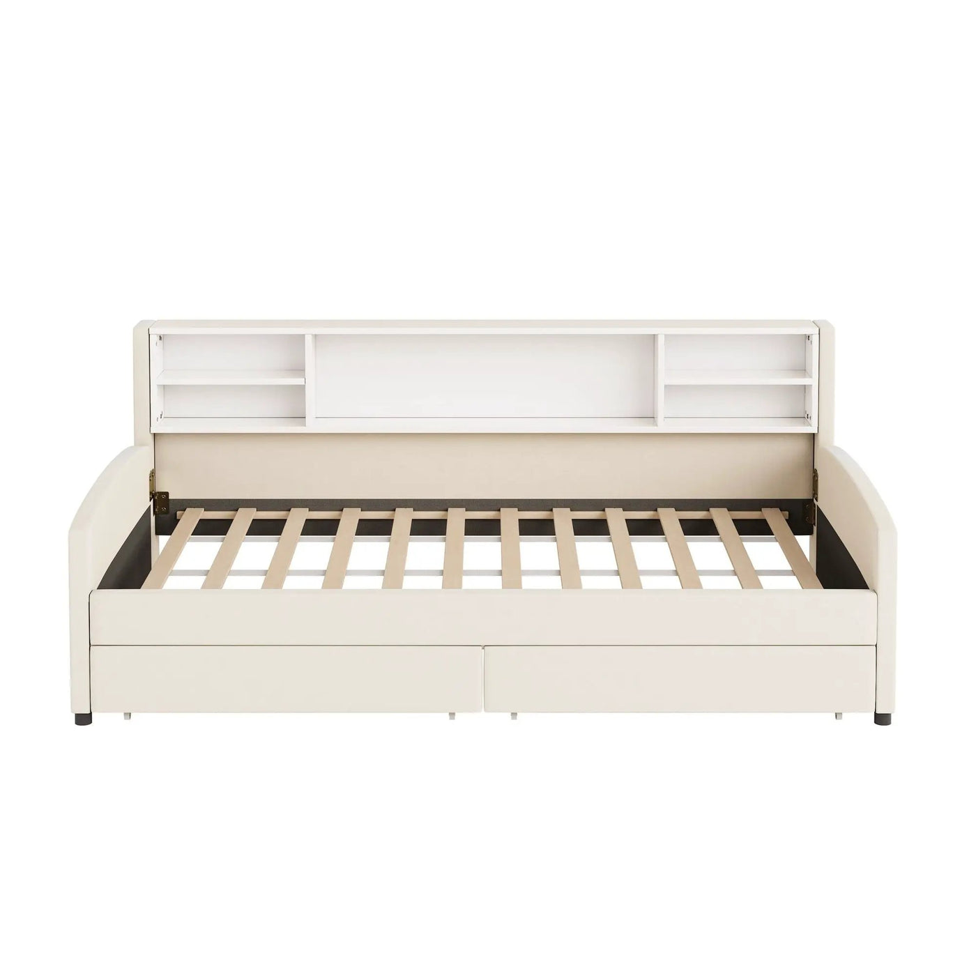 Luxurious Upholstered Platform Bed With Storage Drawers by HouseOfZazla