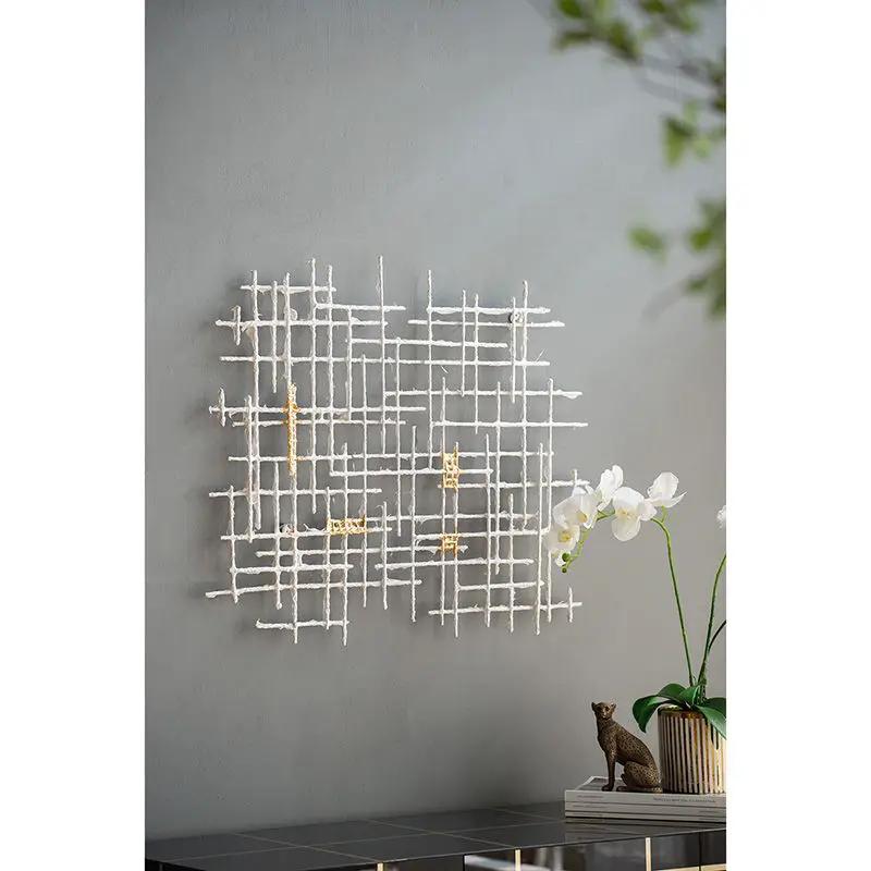 Iron Wall Decor - White / Gold by Unique Piece Furniture