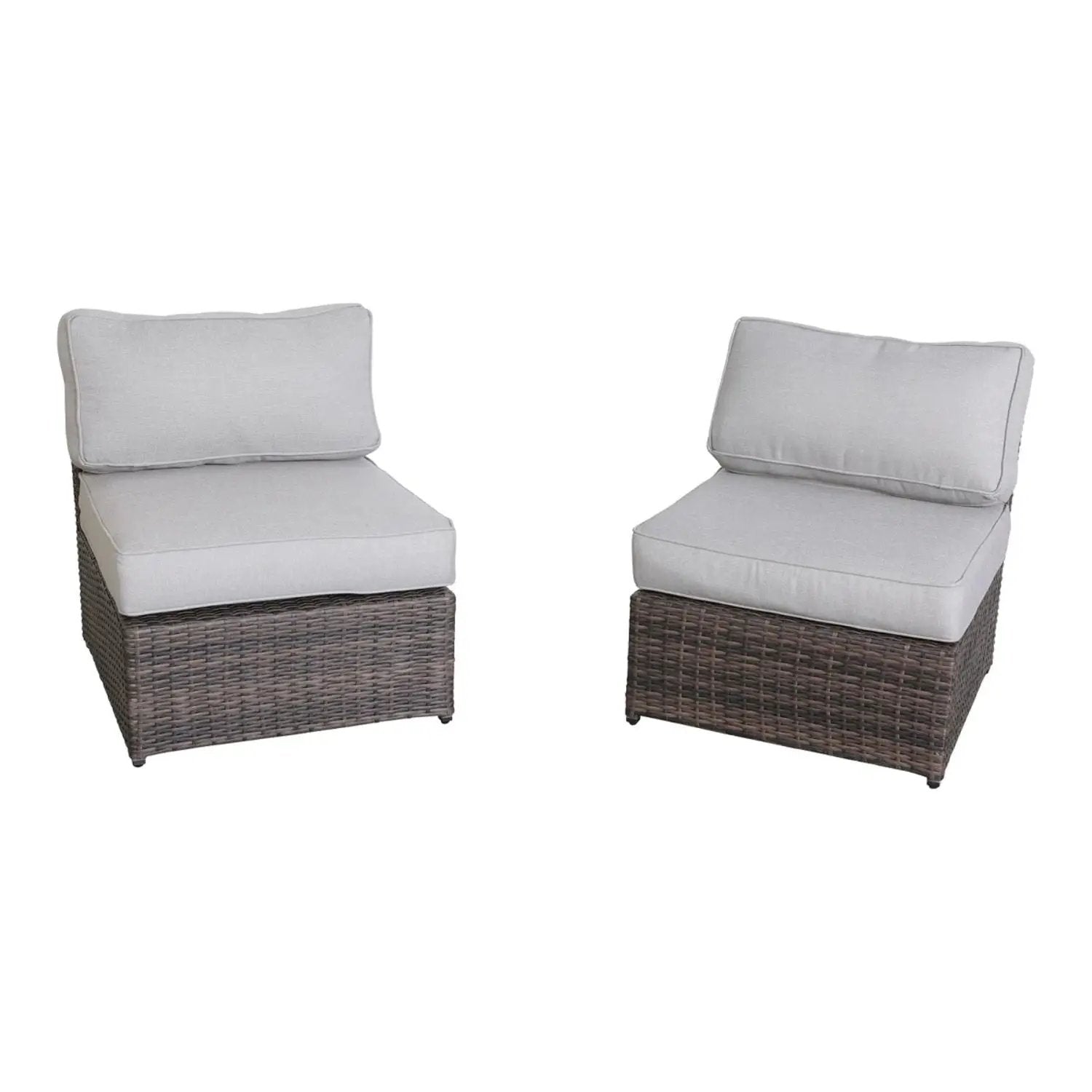 Comfortable Modern Patio Rattan Sectional Set With Cushions by HouseOfZazla