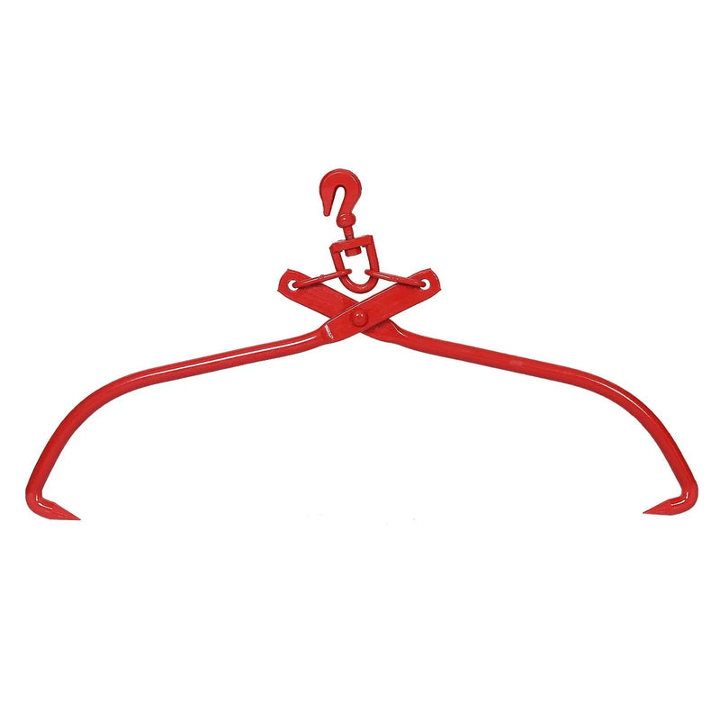 Heavy Duty Log Lifting Tongs Grapple Timber Claw - Red by HouseOfZazla