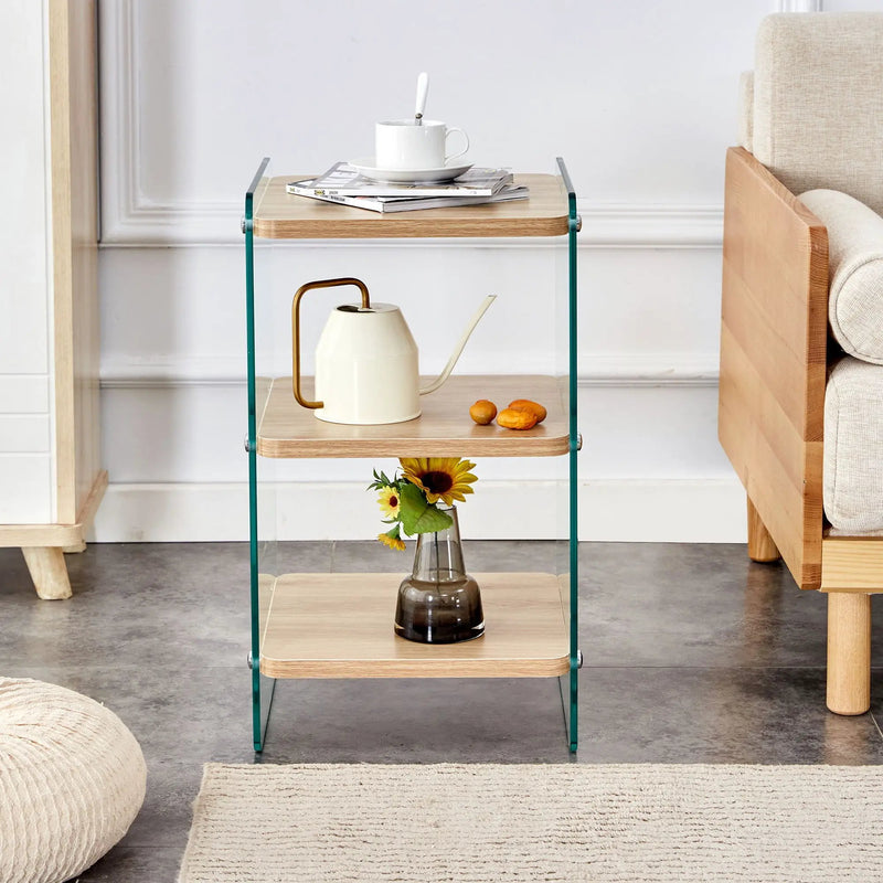 Modern 3 Layer Bedside Cabinet With Storage Function by HouseOfZazla
