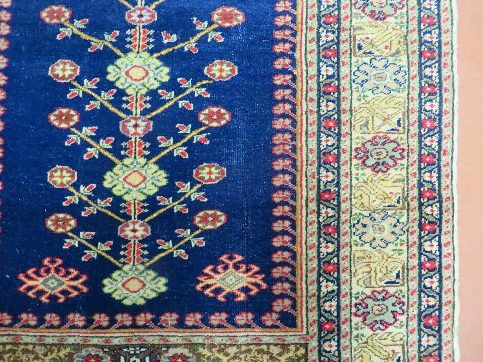 3' X 4' Semi Antique Handmade Turkish Prayer Kaisery Wool Rug Nice by Jewel Rugs