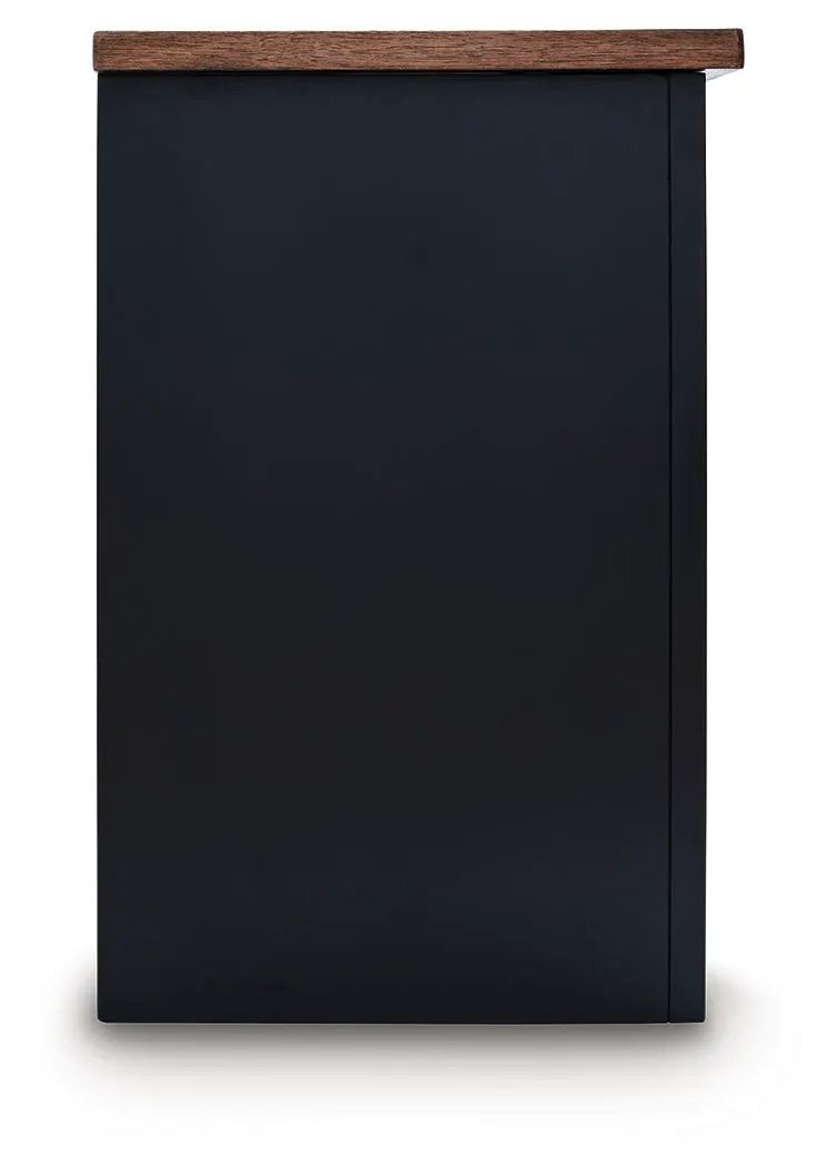 Wildenauer - XL TV Stand With Fireplace Option - Brown / Black by Unique Piece Furniture