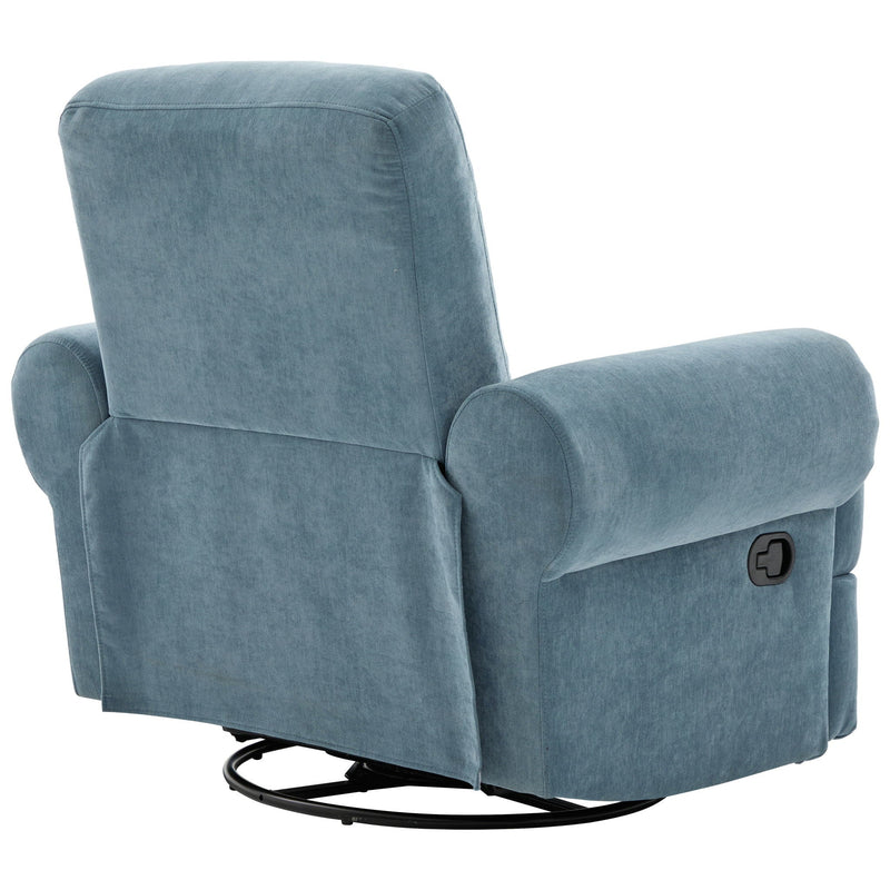 Manual Swivel Recliner Rocker Chair With Adjustable Backrest by HouseOfZazla