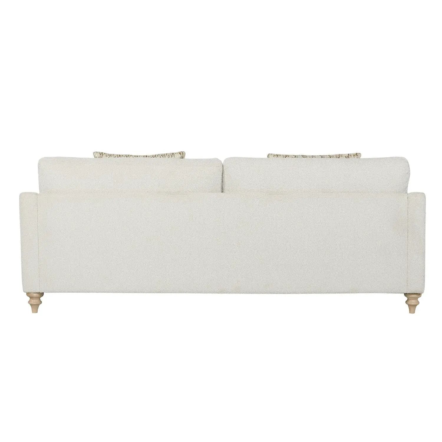 Sofa Single Reverable Cushion With 2 Pillows - Off White