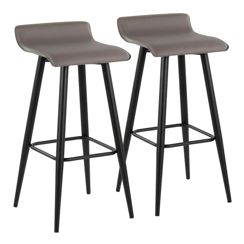 Ale - Contemporary Fixed Height Bar Stool (Set of 2) by Unique Piece Furniture