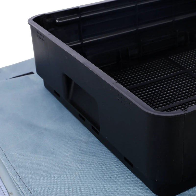 Durable 3 Tray Worm Farm Kit For Efficient Vermicomposting, 65L Capacity - Yellow / Black by HouseOfZazla