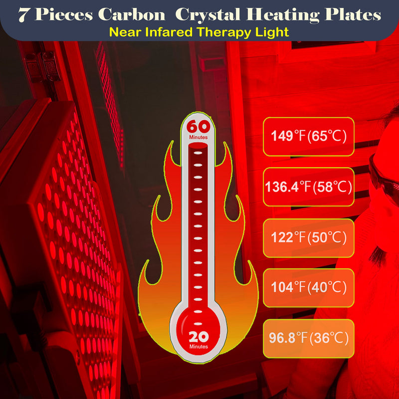 Wood Infrared Home Sauna Room, photo 8 of 10