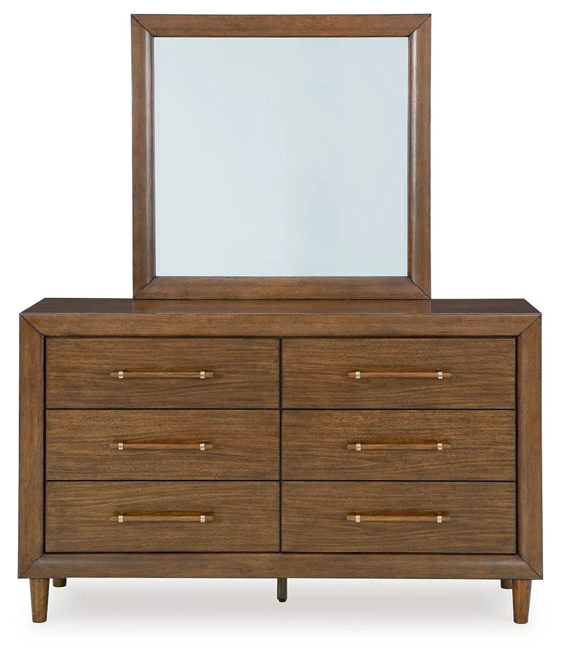 Lyncott - Dresser And Mirror - Brown by Unique Piece Furniture