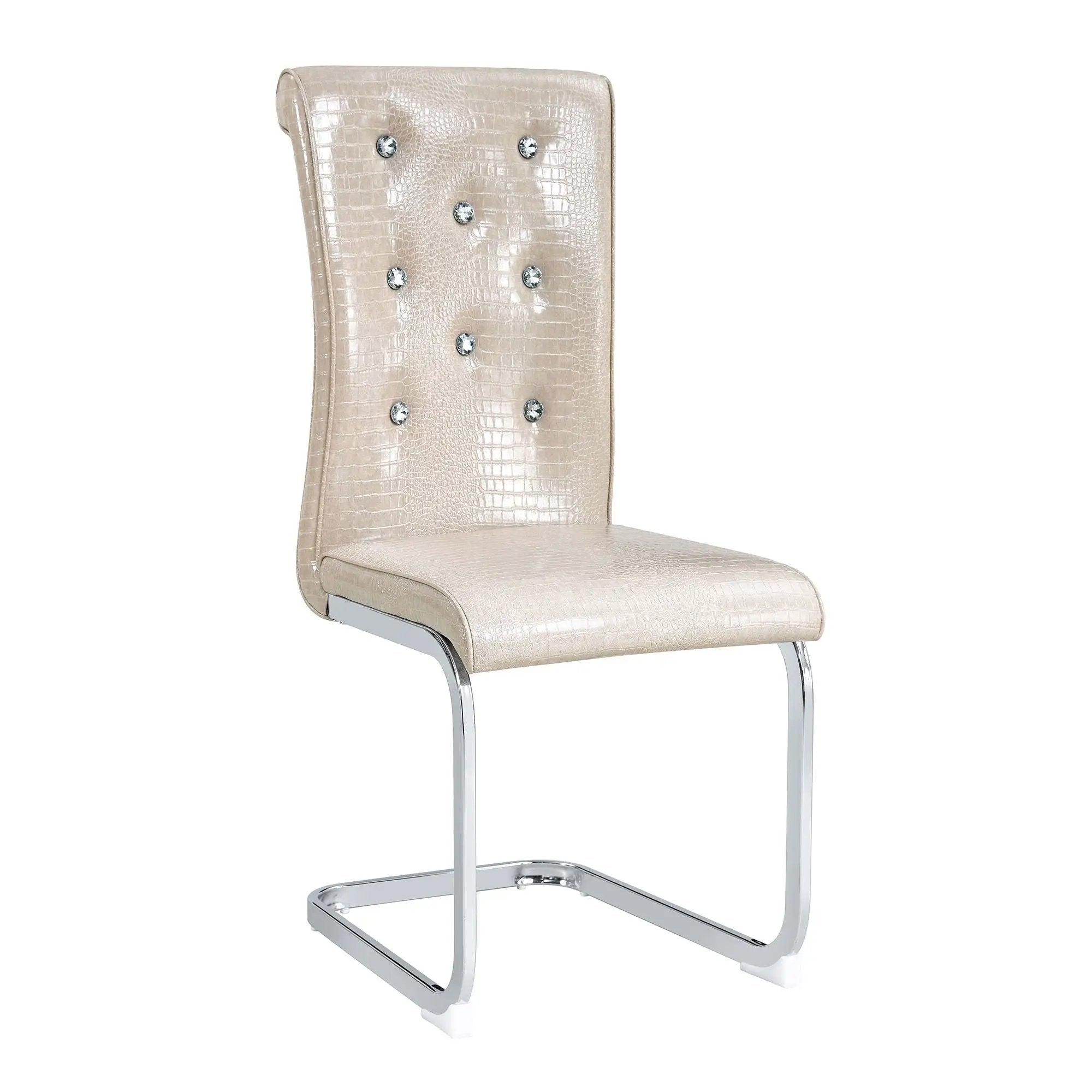 Elegant Design Upholstered Dining Chairs by Unique Piece Furniture