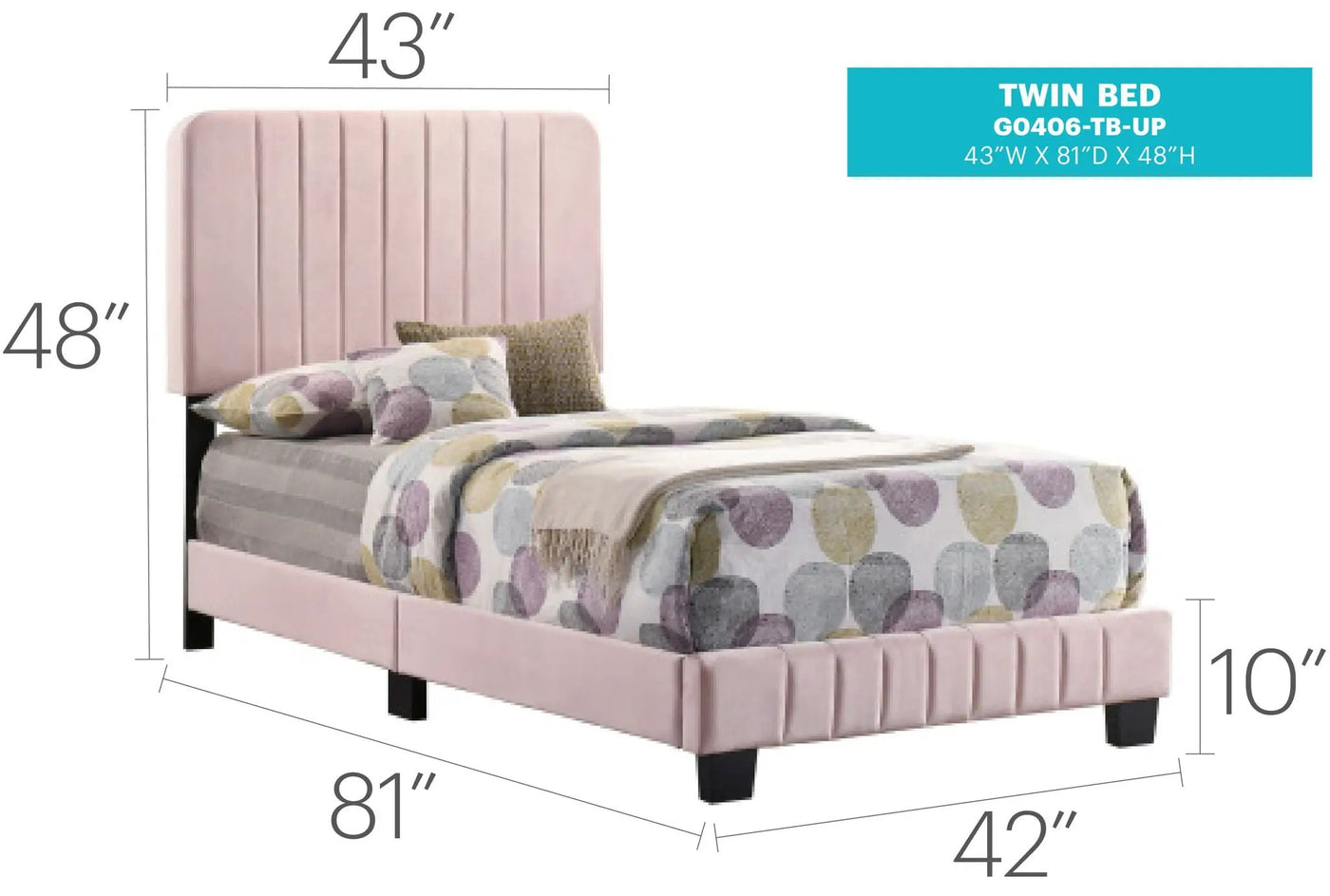 Channel Tufted Bed by HouseOfZazla