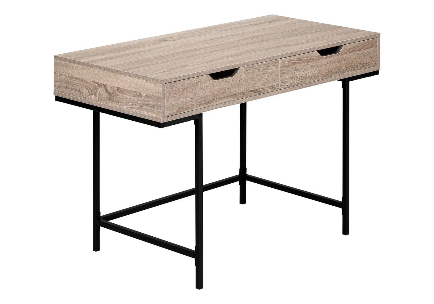 Computer Desk For Home Office, Laptop, Storage Drawers, Contemporary & Modern by HouseOfZazla