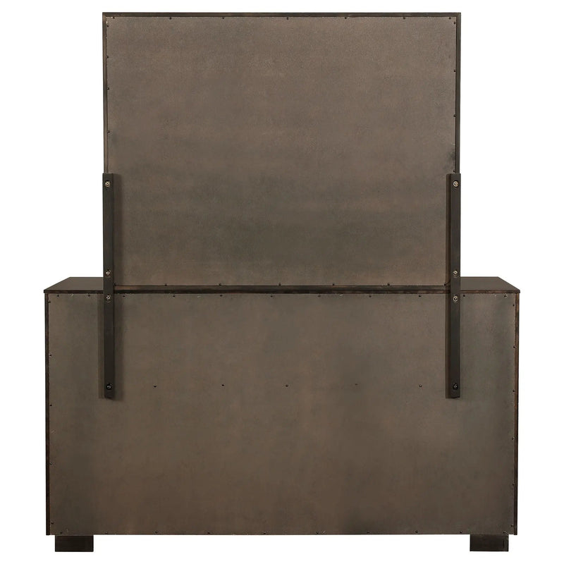 Durango 8-drawer Dresser with Mirror Smoked Peppercorn by Unique Piece Furniture