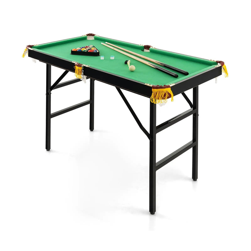 47 Inch Folding Billiard Table with Cues and Brush Chalk by DirectDeals