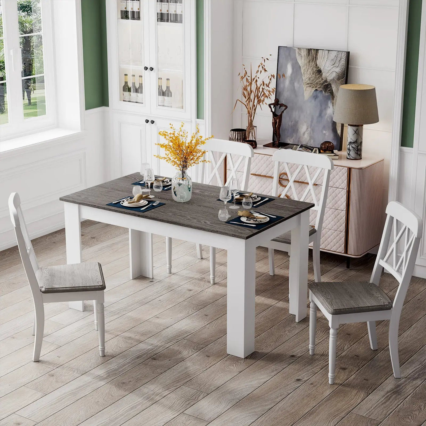47 Inches Dining Table for Kitchen and Dining Room by DirectDeals