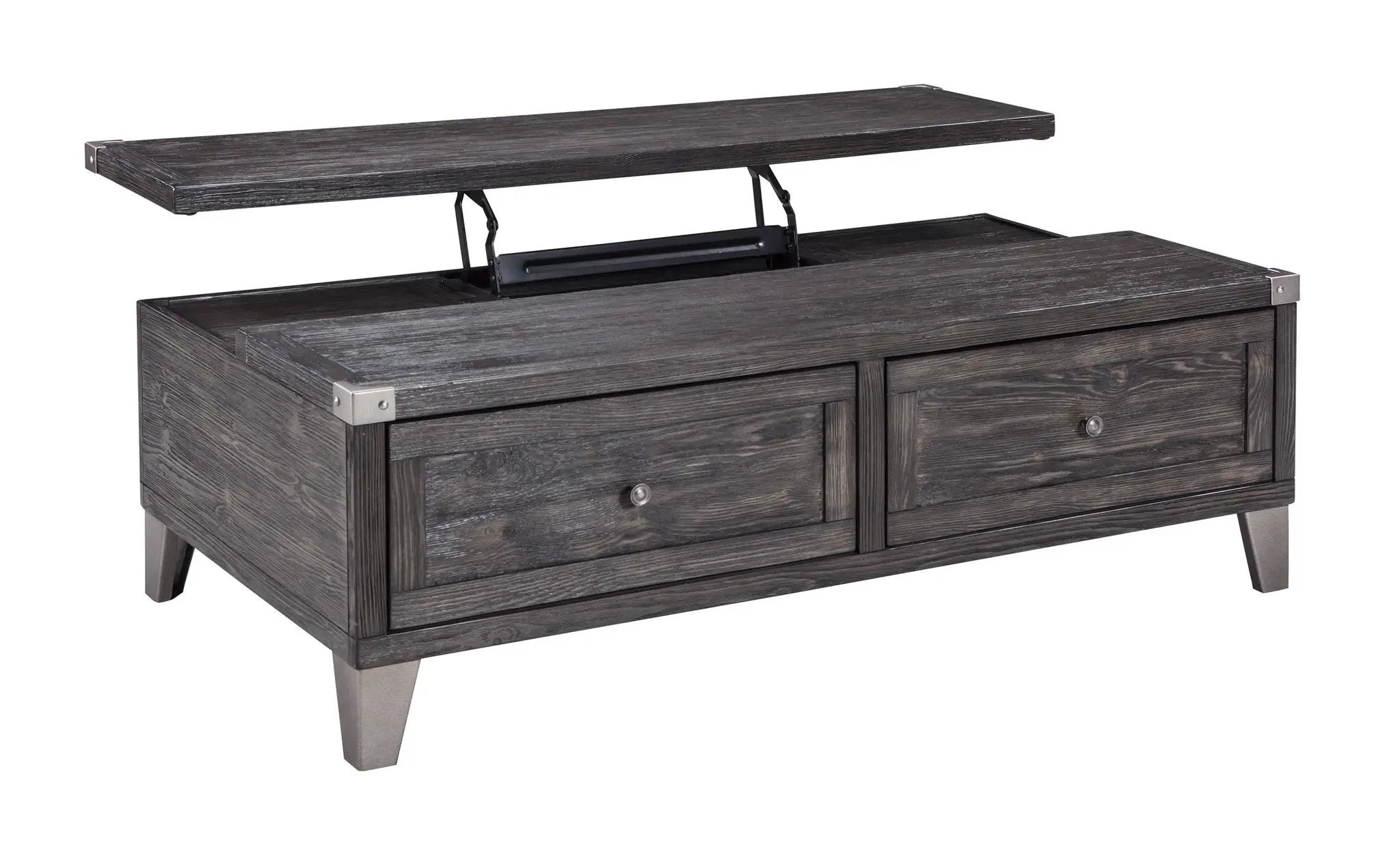 Todoe - Lift Top Cocktail Table - Dark Gray by Unique Piece Furniture