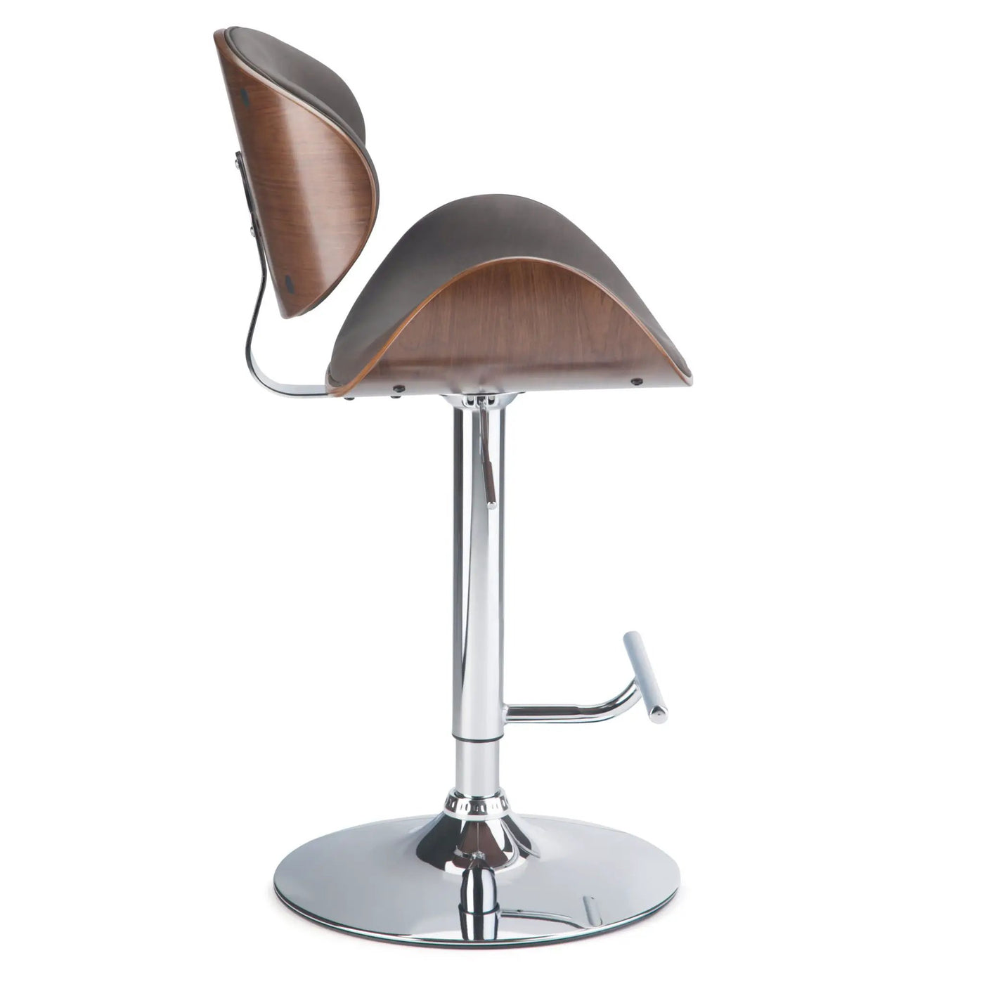 Marana - Multifunctional Handcrafted Bentwood Adjustable Swivel Bar Stool by HouseOfZazla