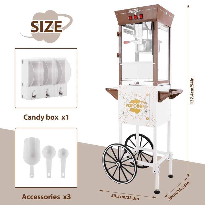 12oz Retro Popcorn Machine by HouseOfZazla