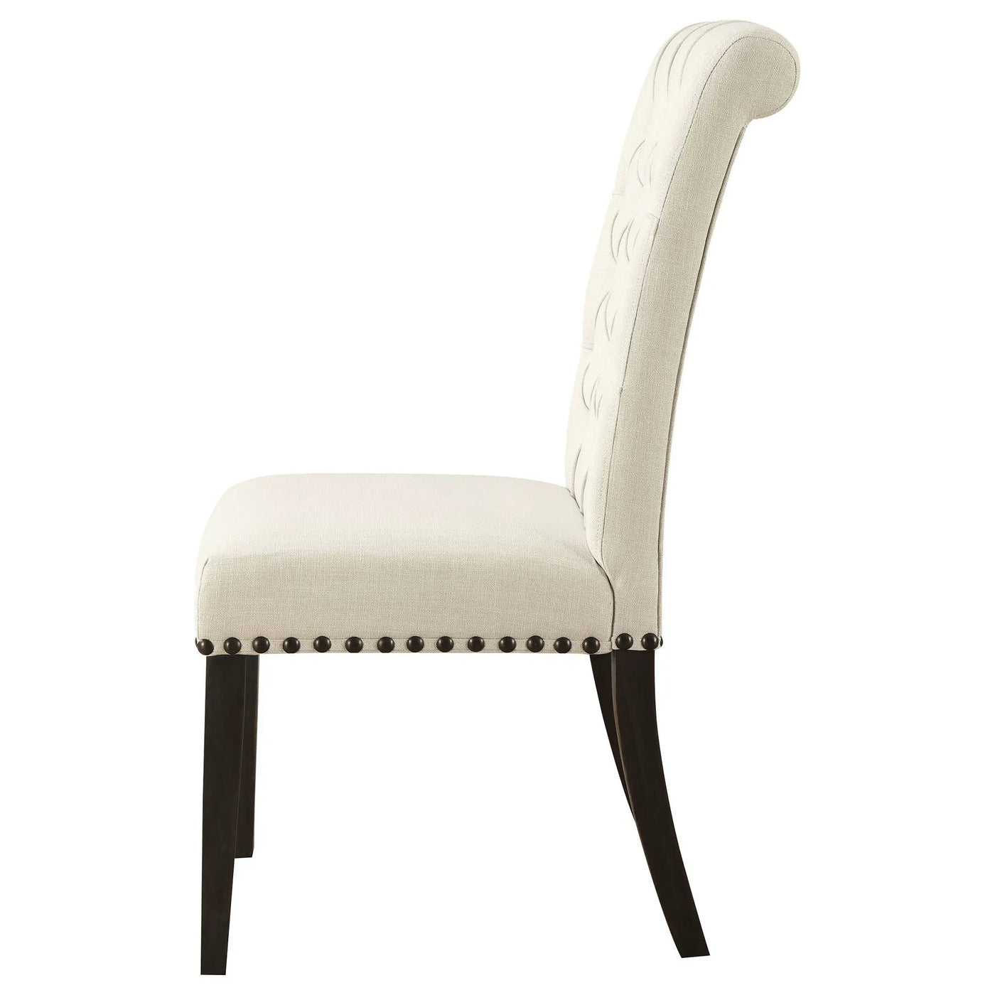Tufted Rolled Backrest Side Chairs (Set of 2) by HouseOfZazla
