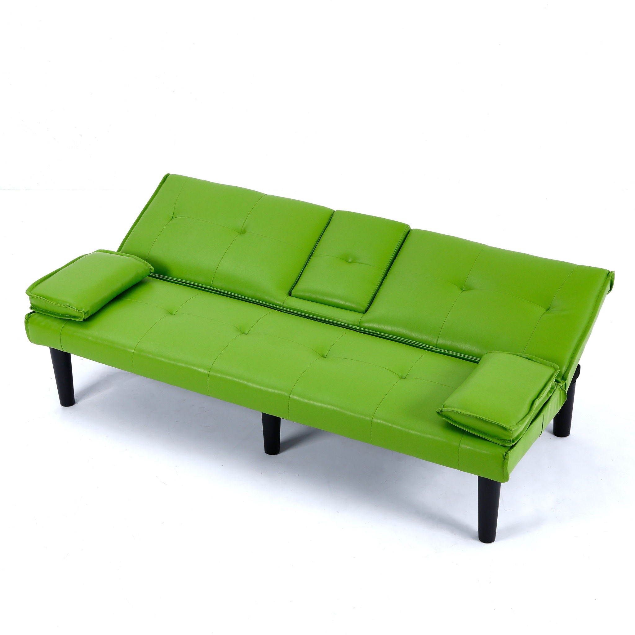 Sofa Bed With Foldable Design And Cup Holder by HouseOfZazla