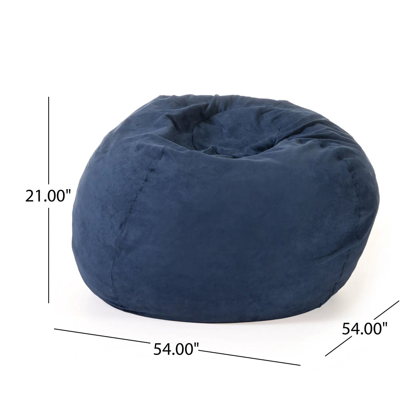 Comfortable High Density Shredded Foam Bean Bag Chair With Removable Cover by HouseOfZazla