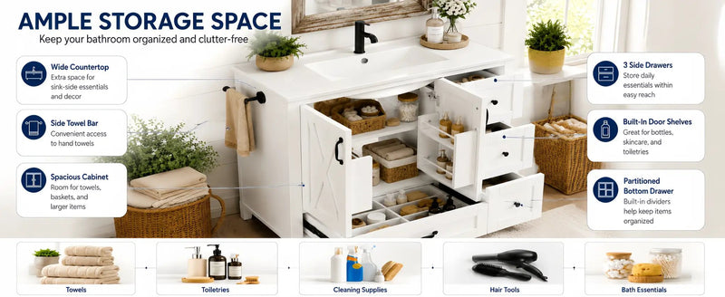 36 Inch Bathroom Vanity by HouseOfZazla