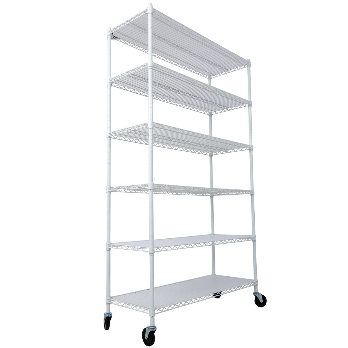 6 Tier Heavy Duty Metal Shelf Wire Shelving Unit, photo 29 of 40