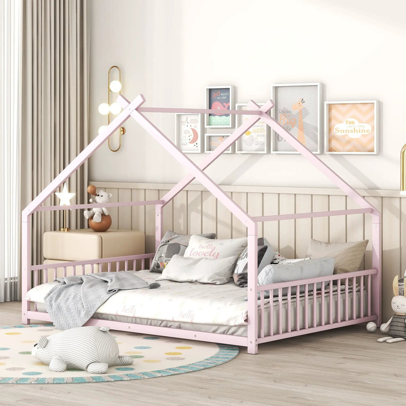 Metal House Bed by HouseOfZazla