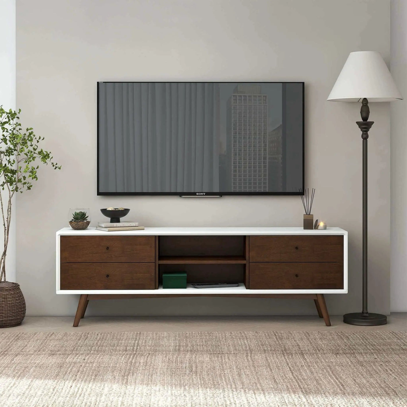 Caroline - Modern TV Stand Up To 72" by HouseOfZazla