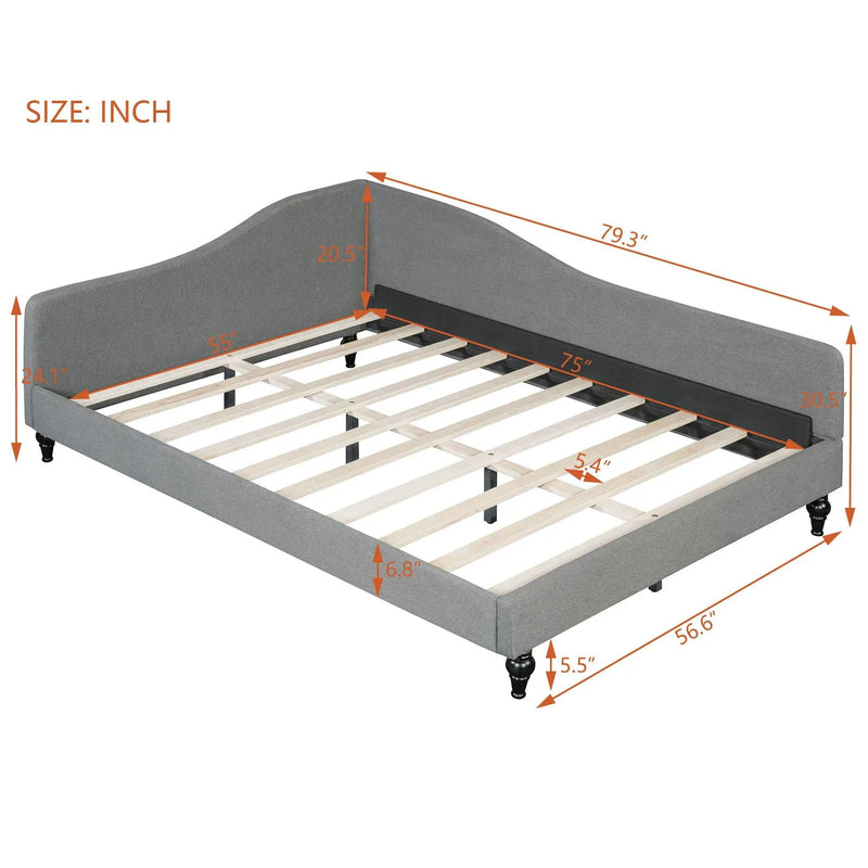 Modern L Shaped Daybed With Legs by HouseOfZazla